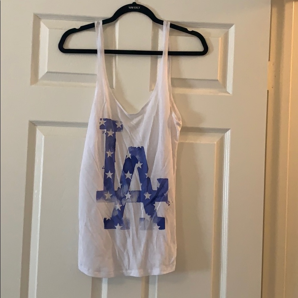 PINK Dodger Top